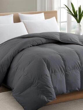 COMFORTER-QUEEN- CHARCOAL GRAY